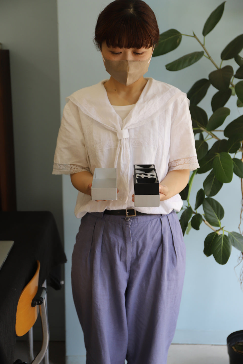 ダネーゼ ブルーノ・ムナーリ デスクセット カナリア イタリアンモダン