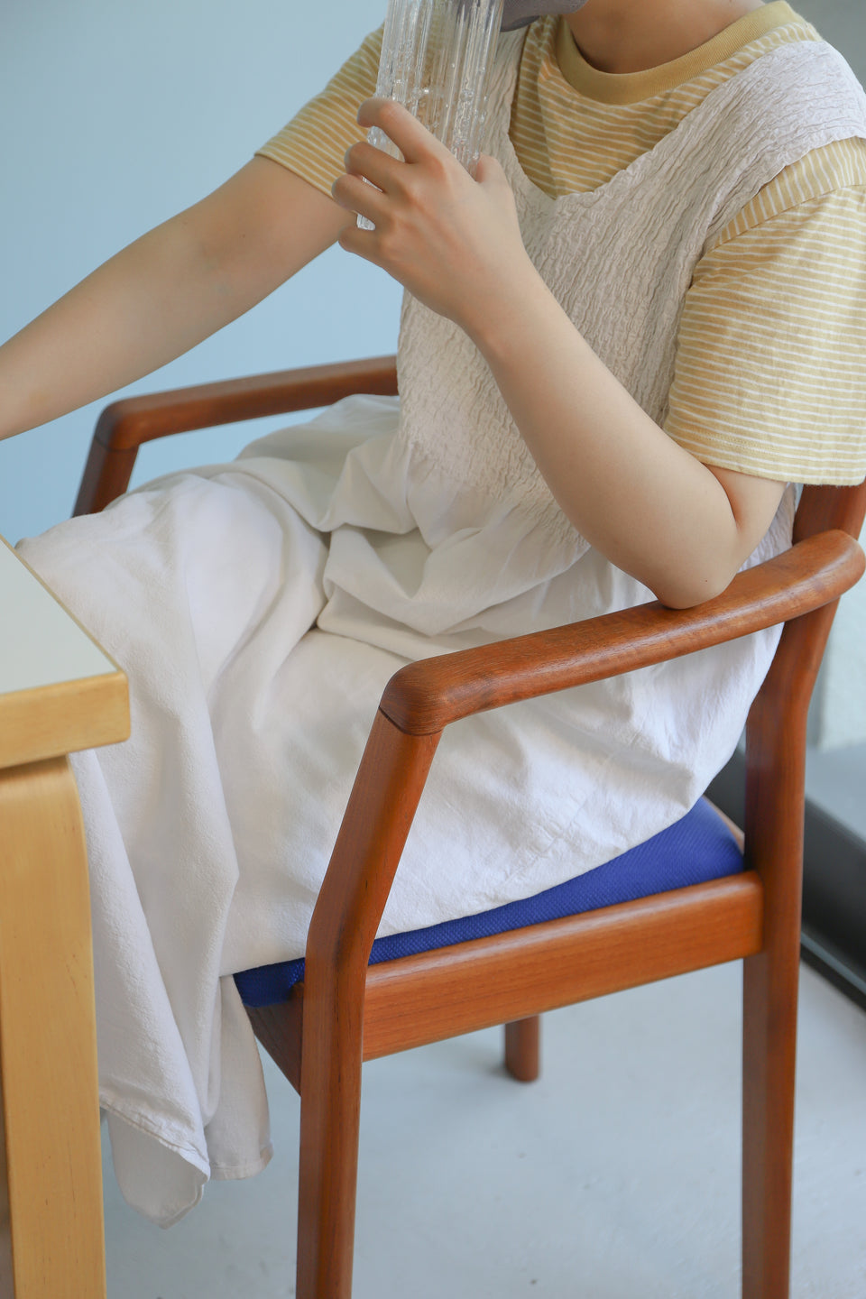 デンマーク ヴィンテージ デューロン アームチェア チーク材 北欧家具