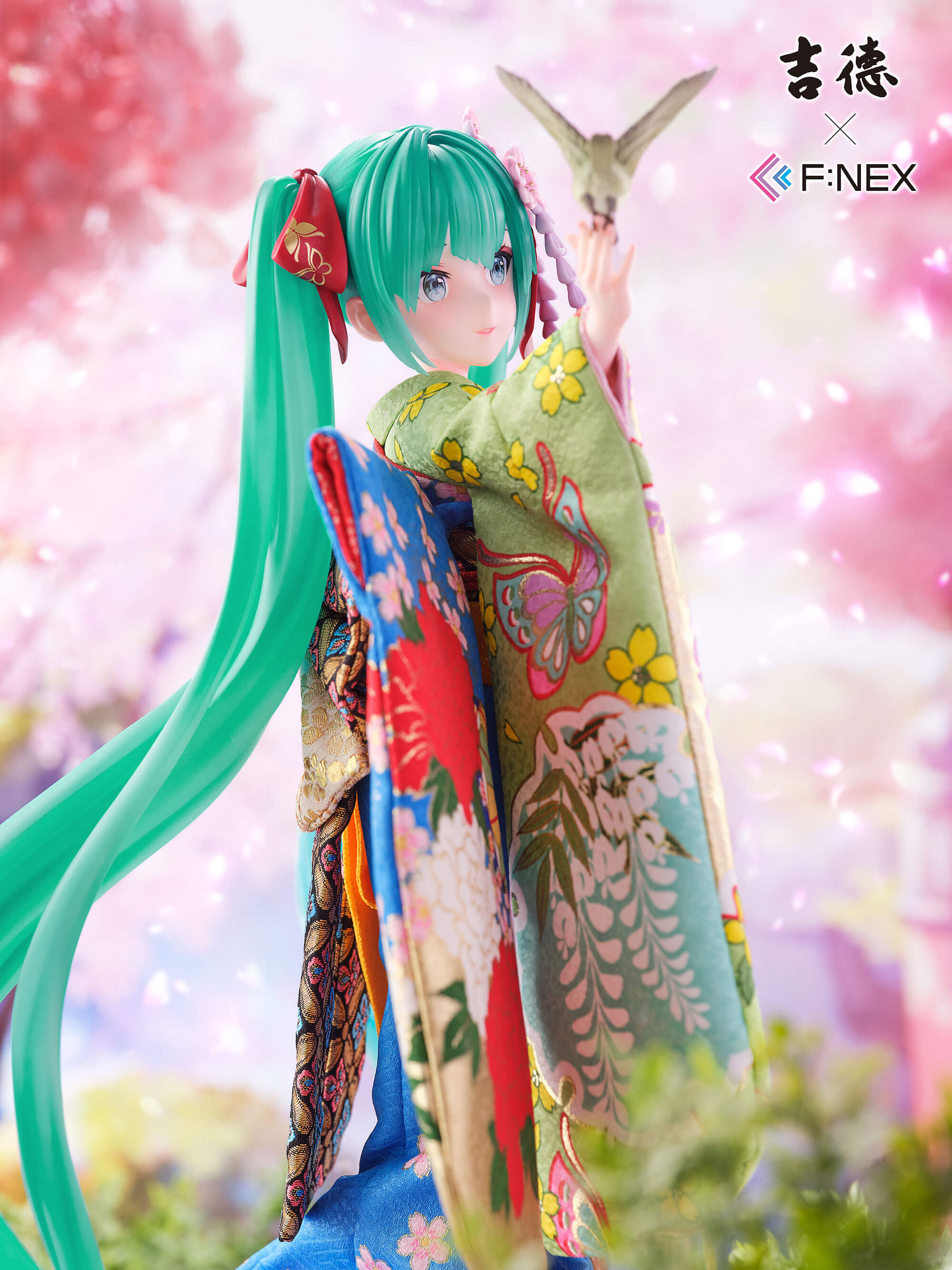 吉徳×F:NEX 初音ミク -日本人形- 1/4 スケールフィギュア – フィギュア