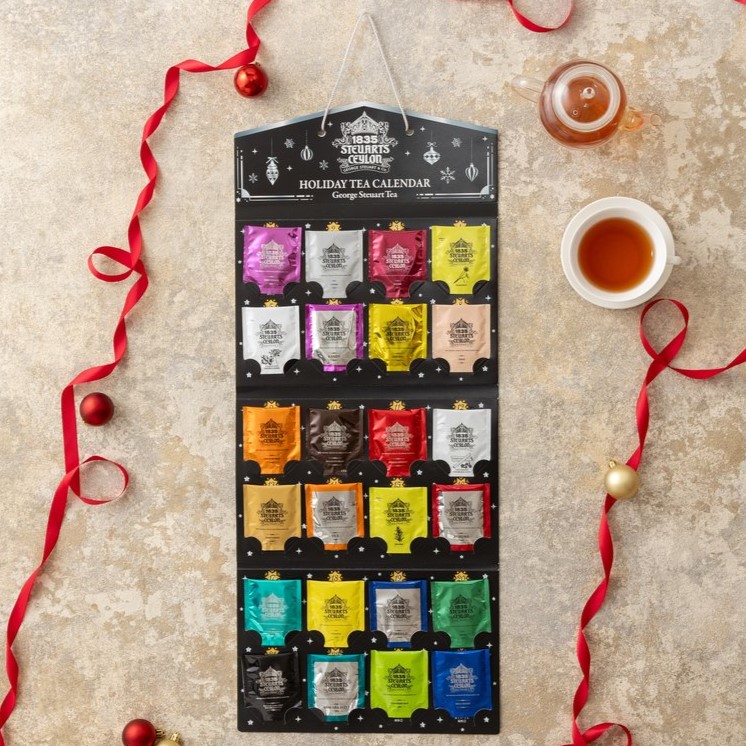 紅茶のアドベントカレンダー2025 黒【ジョージスチュアートティ