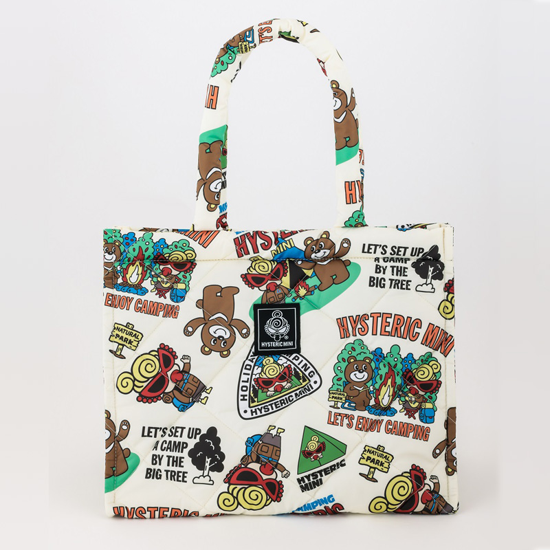 軽いのにたっぷり入る！／ HYSTERIC MINI Square Bag Book CAMP MINI