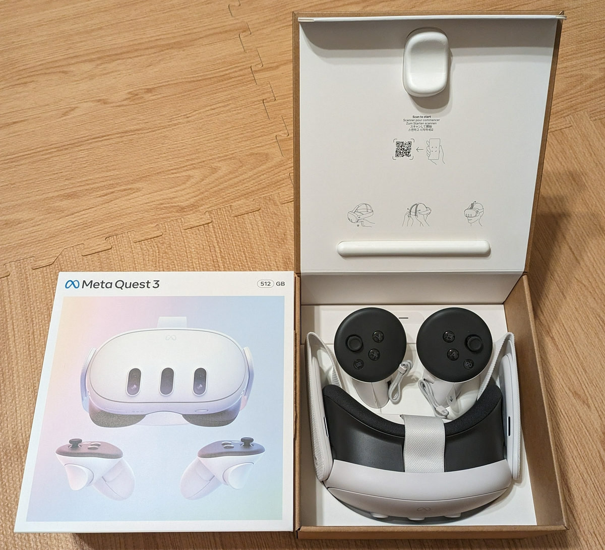 Meta Quest 3開封の儀＆フルカラーパススルーで家にテルミンを置いた
