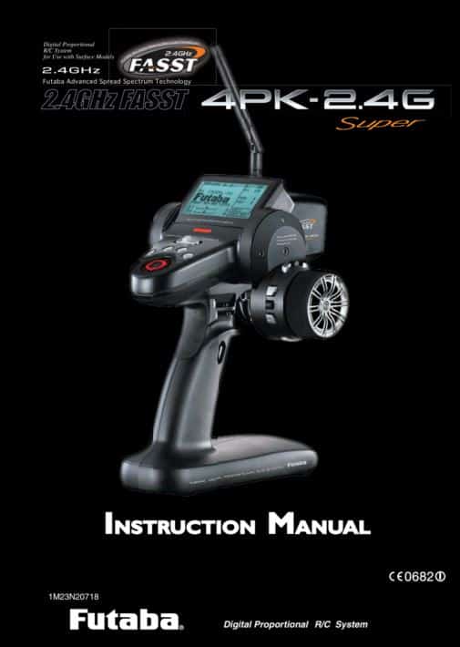 4PK Printed Manual – FutabaUSA