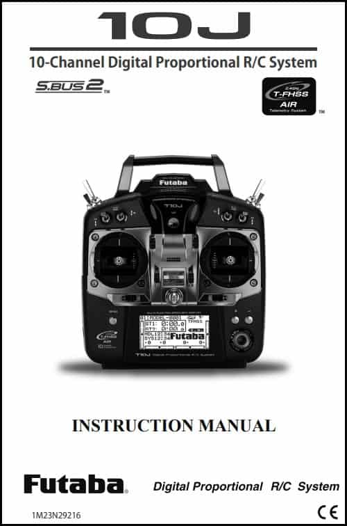 10J Printed Manual – FutabaUSA