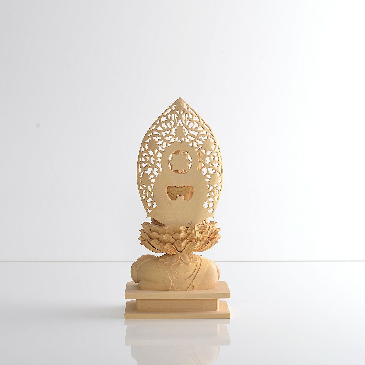 アウトレット品】文殊菩薩・普賢菩薩 柘植 2.0寸 | 仏壇・位牌通販の