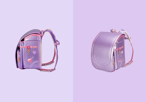 紫（パープル）の女の子に人気のランドセル ｜ 【ふわりぃランドセル