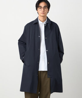 コットンナイロンストレッチ ステンカラーコート（47-17MO02-206