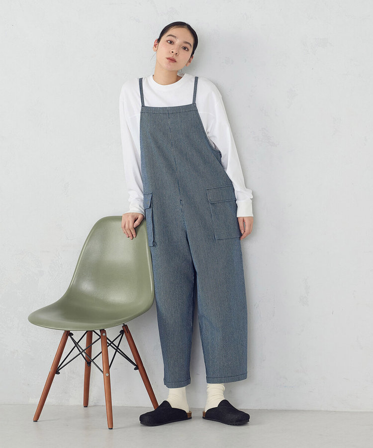 ヒッコリー/ツイル サロペット（52-31OO72-206）｜おにぎり（ONIGIRI