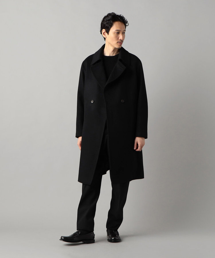 ウールカシミヤビーバー ベルテッドオーバーコート（59-10WI02-204