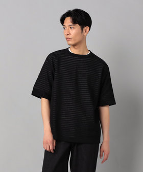 シアー透かし編みニット プルオーバー（59-36KK03-205）｜アルチザン