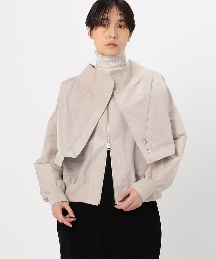 レイヤード】シャンブレータフタ ブルゾン（72-75VG02-204