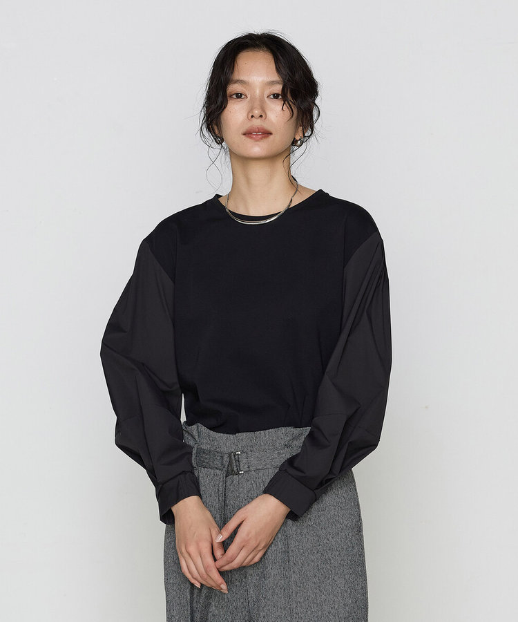 ポンチ 袖パフカットソー（72-21EK02-205）｜ギャバジンK.T（Gabardine