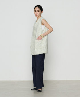 サマーツイード ジレ（01-11VK03-205）｜K.T キヨコ タカセ（K.T