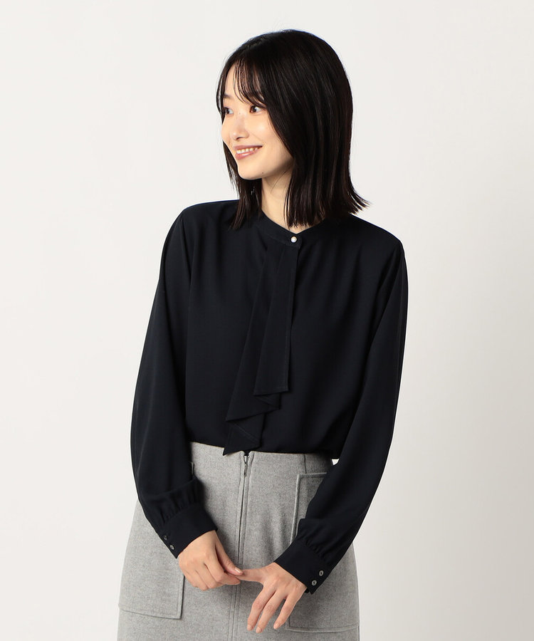 ボウタイ風ブラウス / セットアップ対応（12-69CK01-205