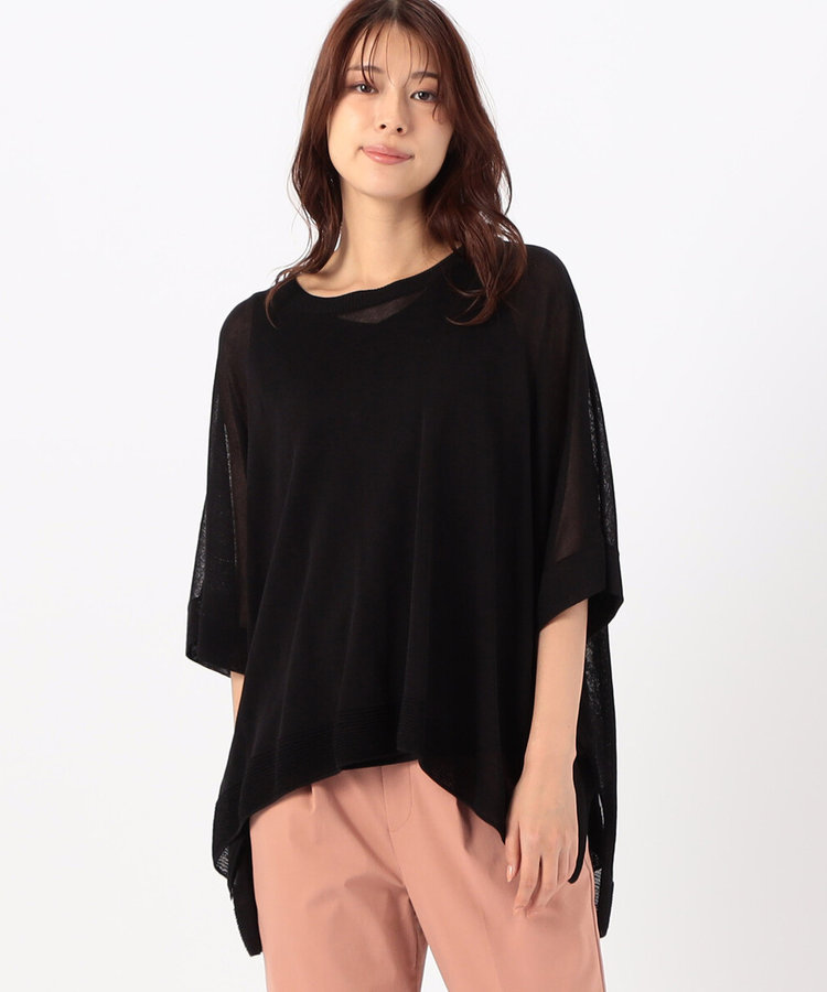 シアーポンチョ ニット（12-76KG11-204）｜コムサイズム（COMME CA ISM
