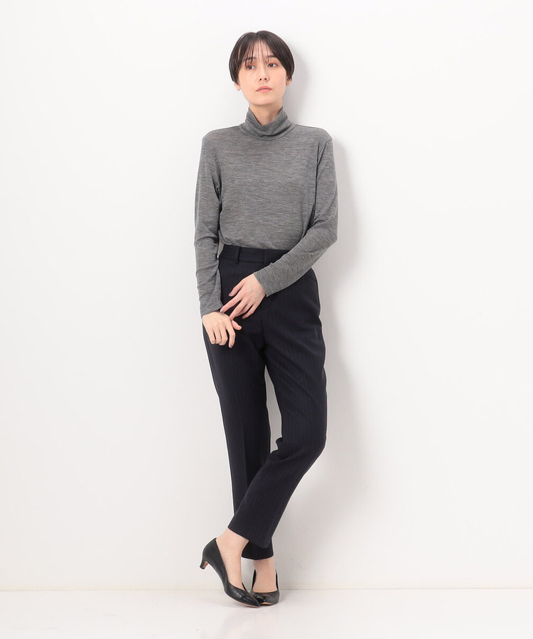 セットアップ対応】ウールストライプ パンツ（15-06PE12-203）｜コムサ