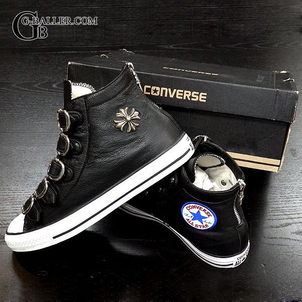 限定 レア クロムハーツ コンバース コラボ スニーカー 原本付属
