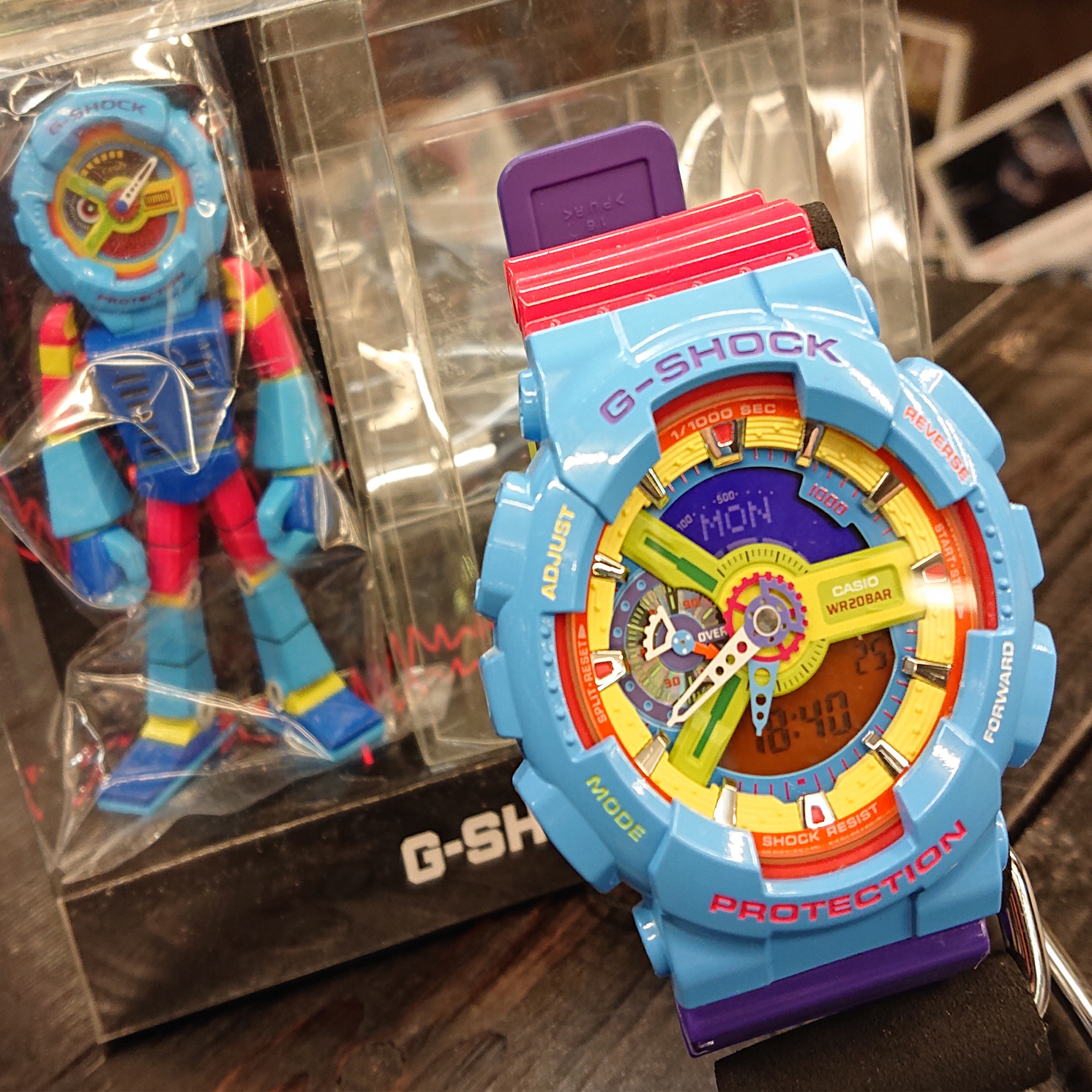 G-SHOCK買取実績】GA-110F-2JR G-SHOCKMAN フィギュア付き 買取価格