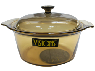 ビジョン両手鍋・片手鍋・ミルクパン・フライパン ガラス鍋【ジークス