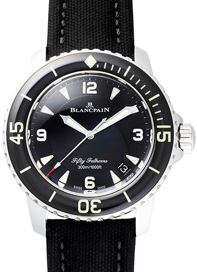 ブランパン フィフティ ファゾムス 5015-1130-52A ブラック 未使用品