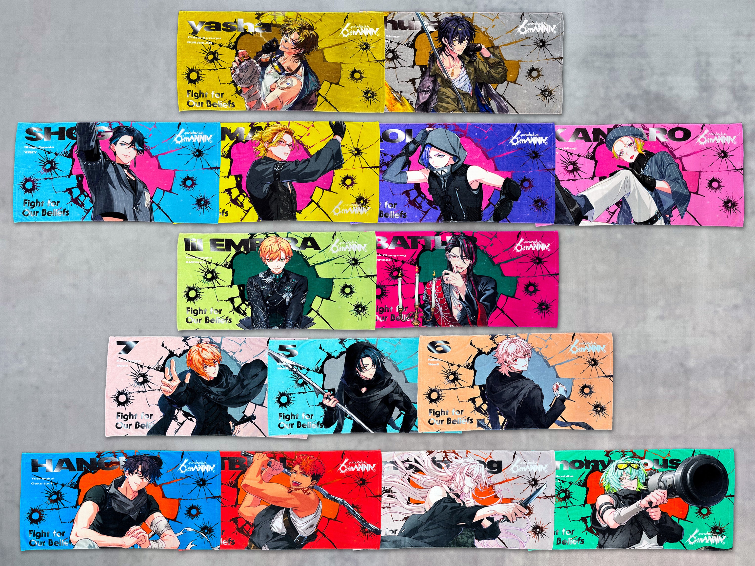 Paradox Live 6th Anniversary ビッグタオル Ver.2 – GCRESTORE ジーク