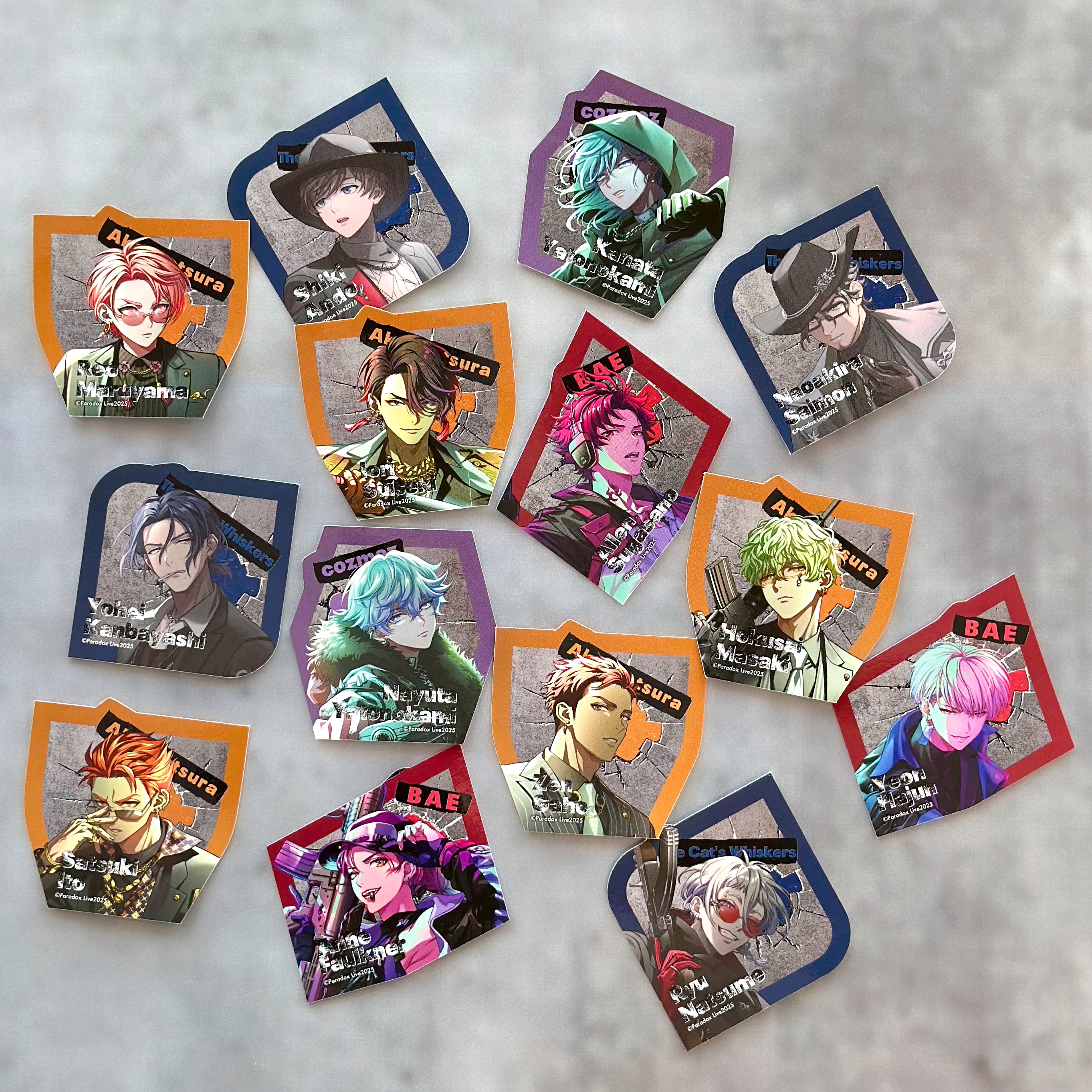 Paradox Live 6th Anniversary ダイカットステッカー Ver.1