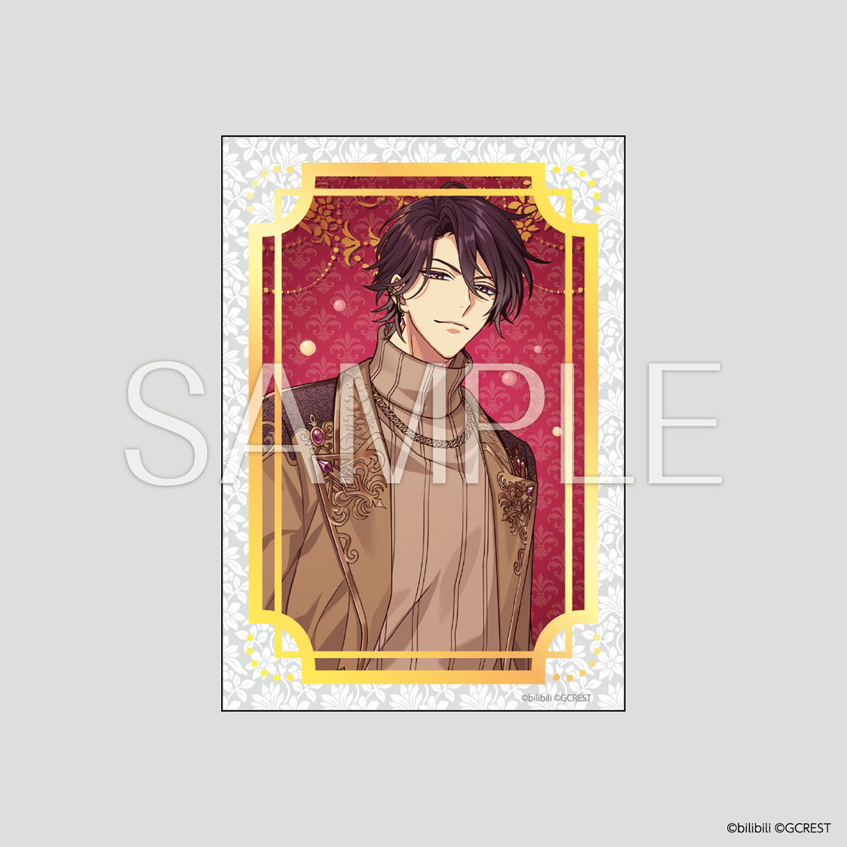 夢職人と忘れじの黒い妖精 Sweet Fes 箔押しクリアカード（ブラインド