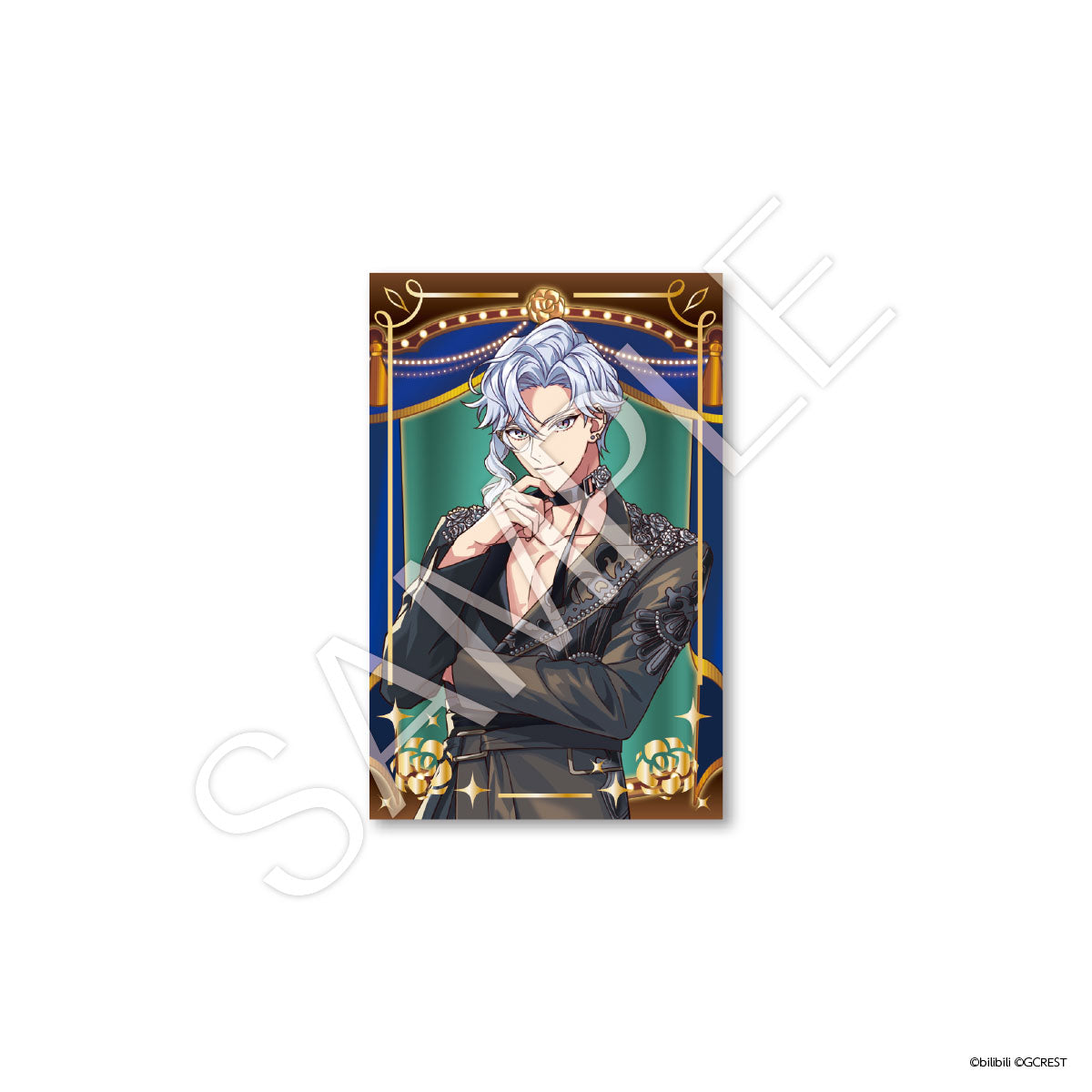 夢職人と忘れじの黒い妖精 スポットライトの下の君へ 箔押しミニカード