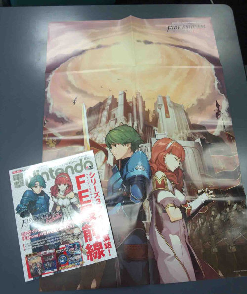 ファイアーエムブレム エコーズ、ポスターがニンドリと電撃に