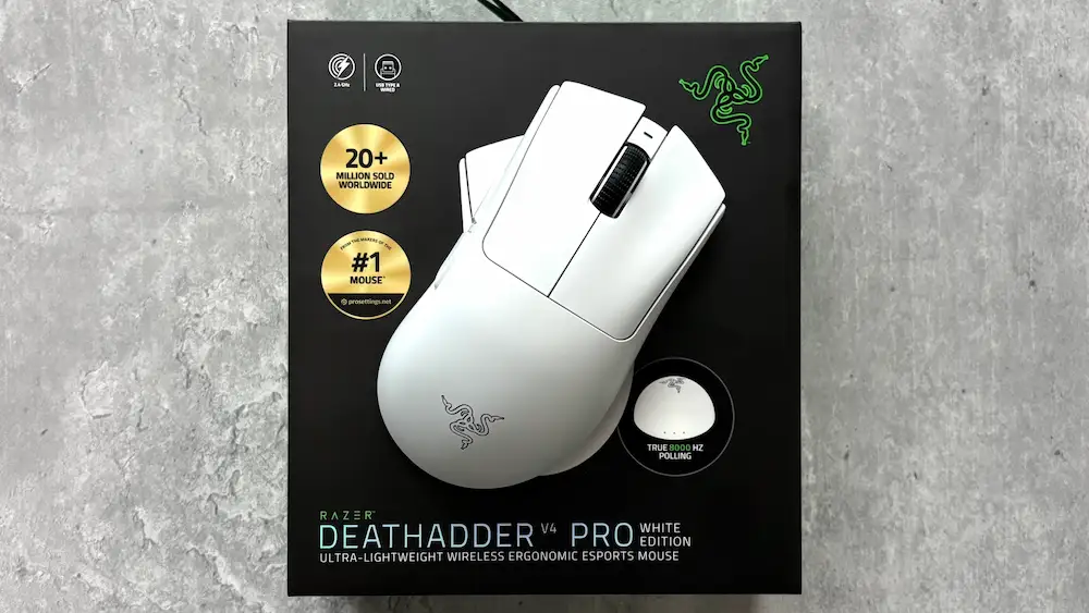 Razer DeathAdder V4 Proを徹底レビュー｜56gと軽量化された人気エルゴ