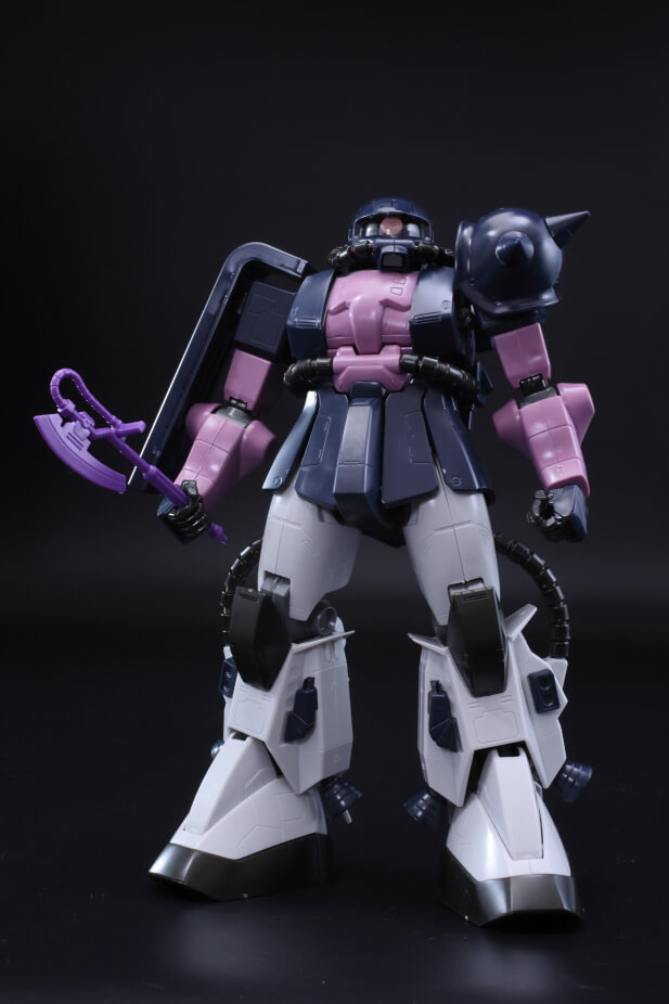 ガンプラ】MG 高機動型ザクⅡ 黒い三連星 レビュー