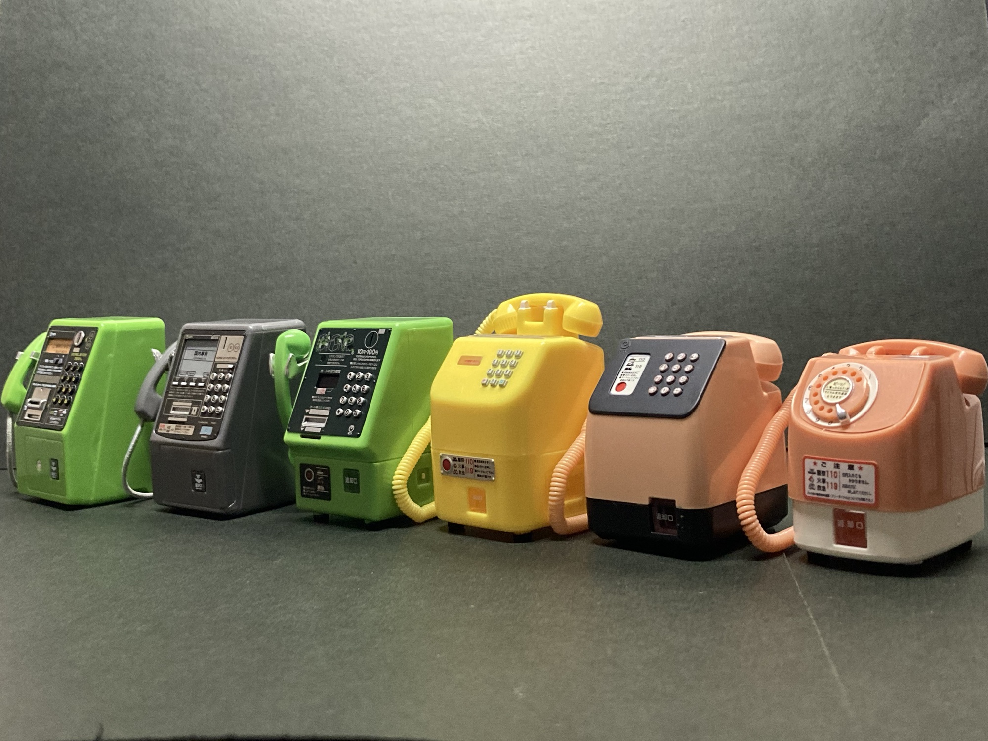 ガチャガチャレビュー】NTT東日本 NTT西日本 公衆電話ガチャ