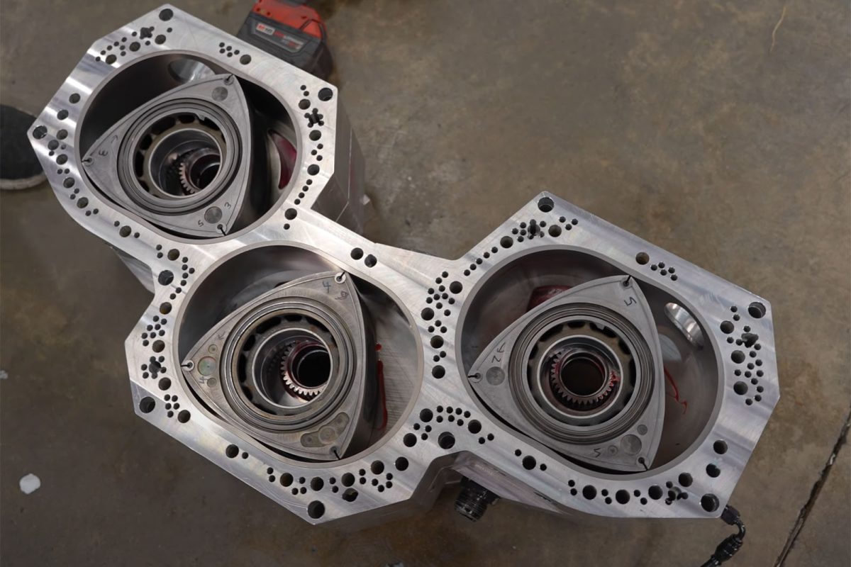 目標出力5000馬力？！ 12ローターの化け物ロータリーエンジンを