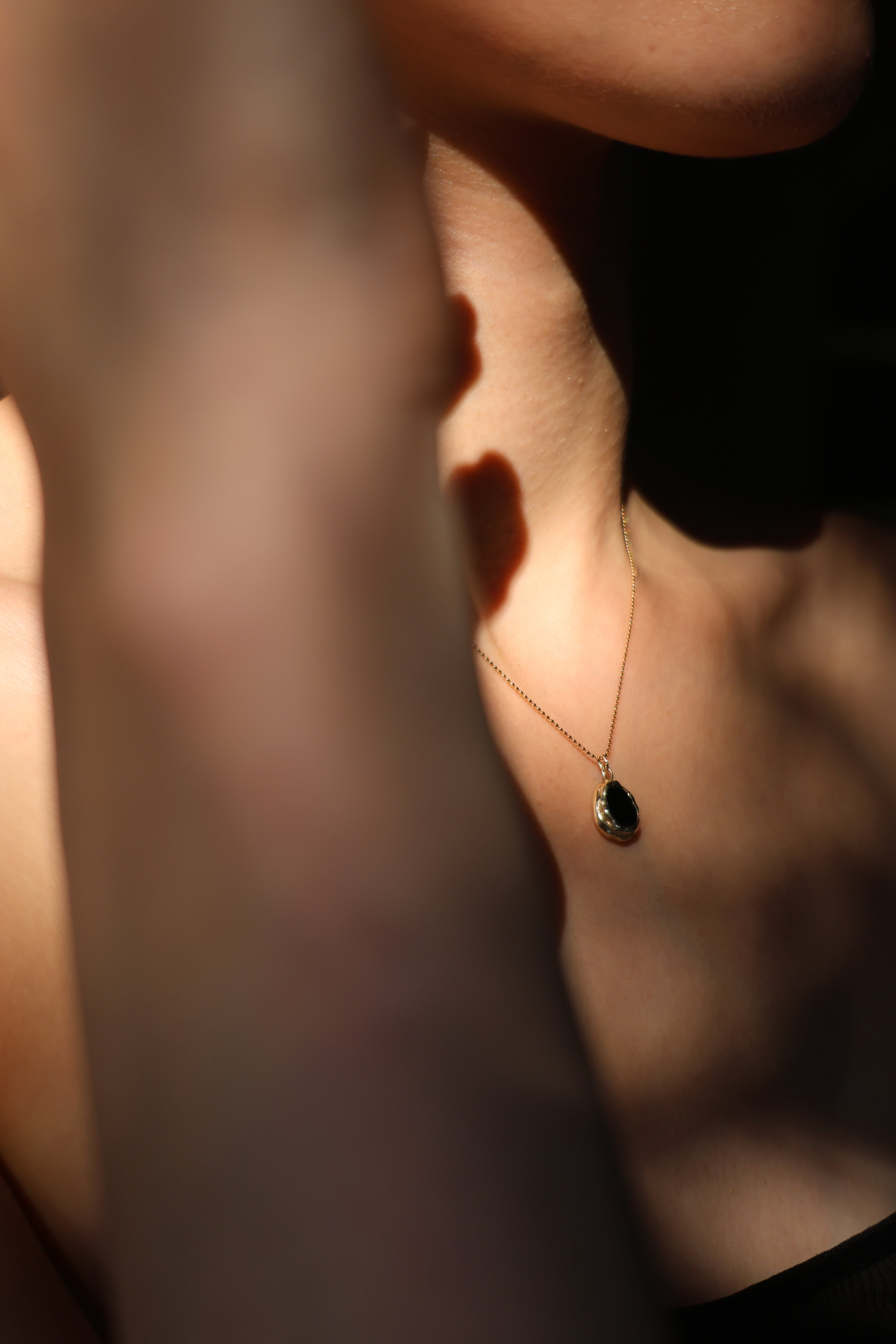 onyx necklace 18k – GAGAN