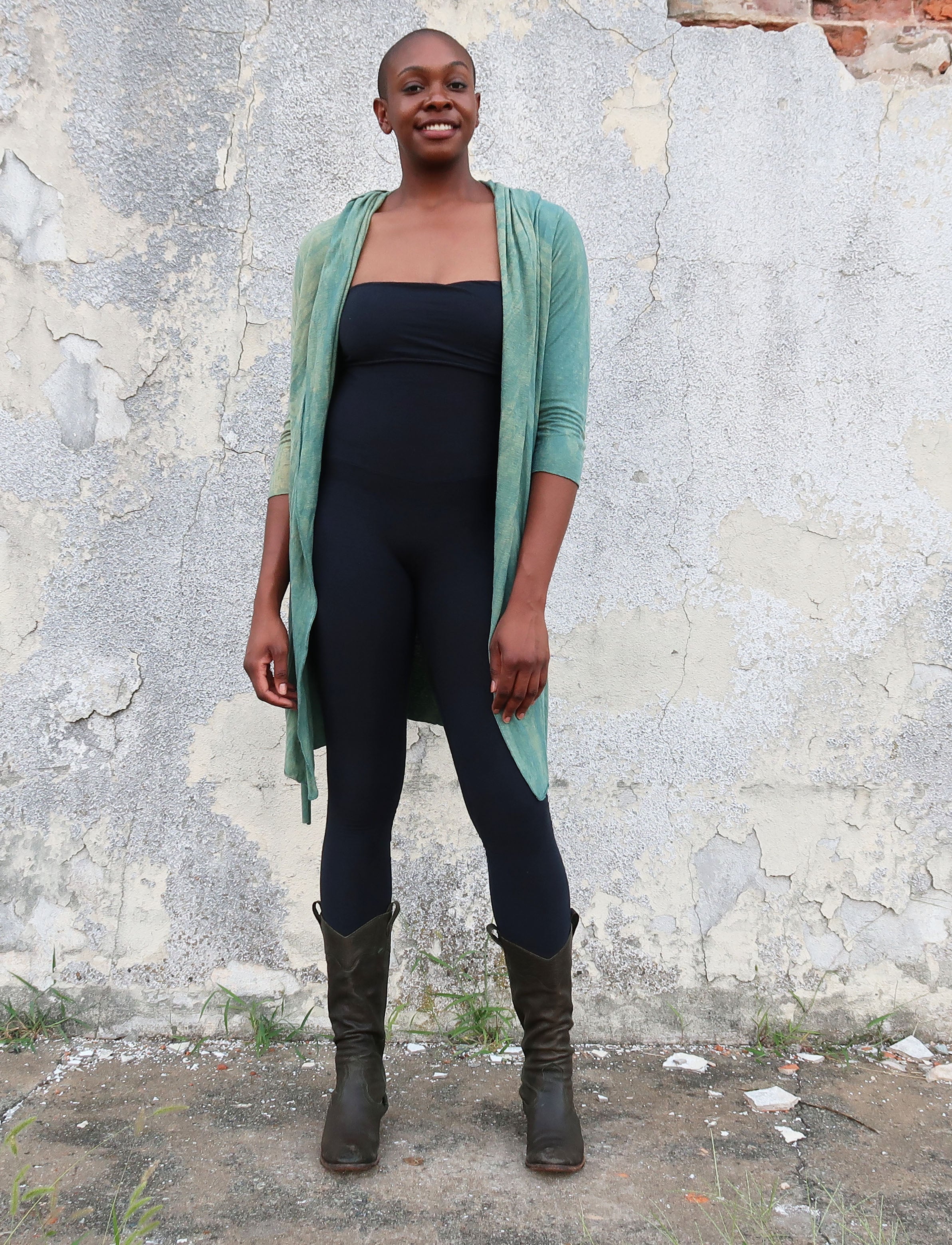 Hooded Cocoon Belted Short Jacket – Gaia Conceptions