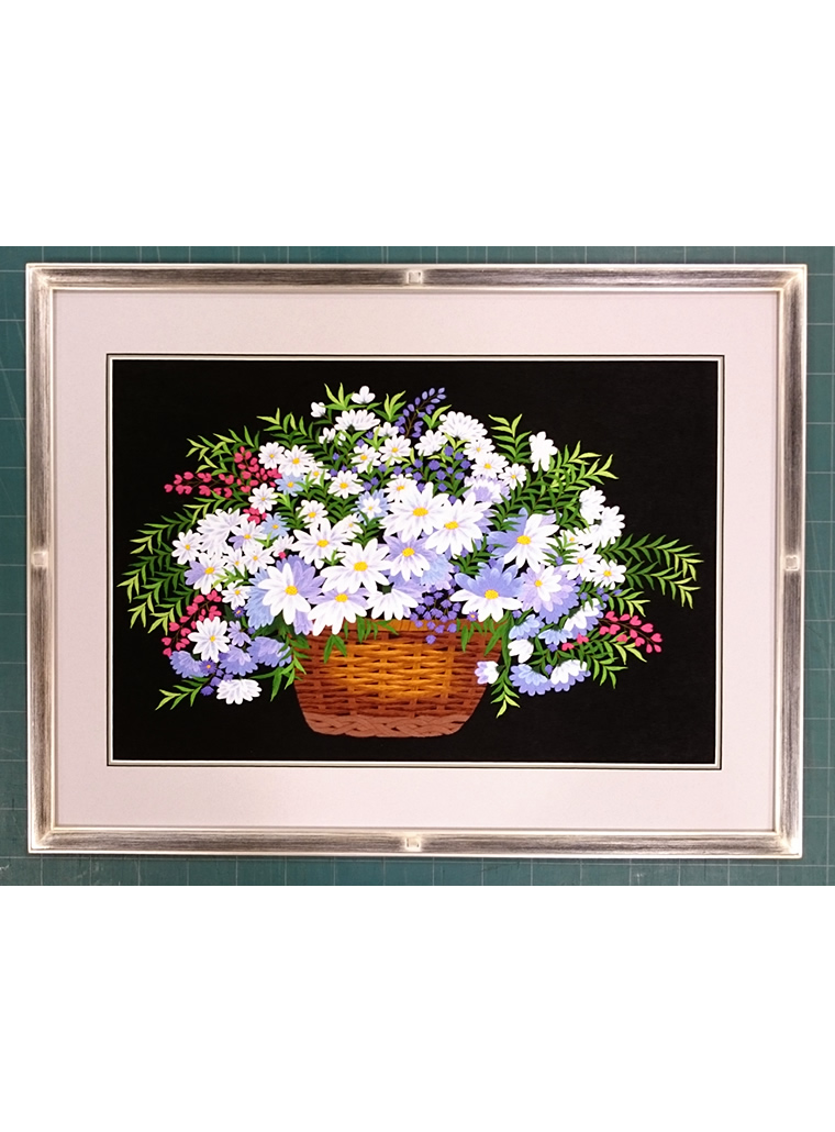 ベトナム刺繍の額装 – 大阪の額縁、額装ならカワチ画材へ | 額縁専門サイト