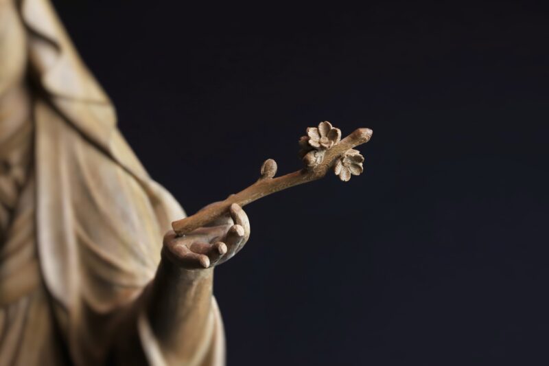 新作仏像 マリア観音像が完成しました〇 | 京都の仏師 宮本我休（GAKYU