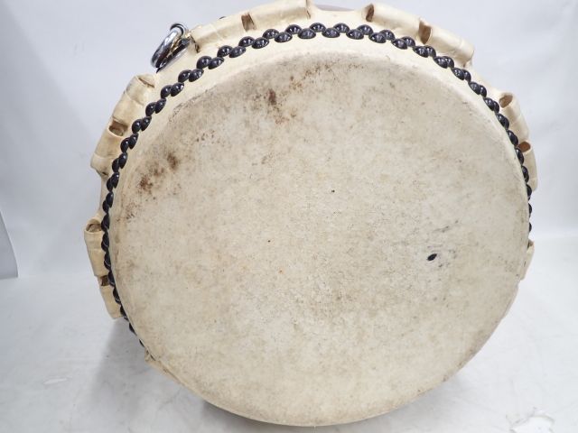 高額買取実施中!!】浅野 太鼓の里 和太鼓 長胴太鼓 宮太鼓 1.3尺 欅