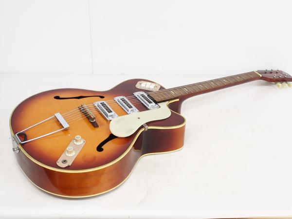 高額買取実施中!!】Teisco ビザール フルアコギター EP-17T 60年代