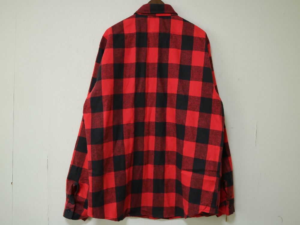デッドストック 80S FIVEBROTHER ネルシャツ XL バッファローチェック