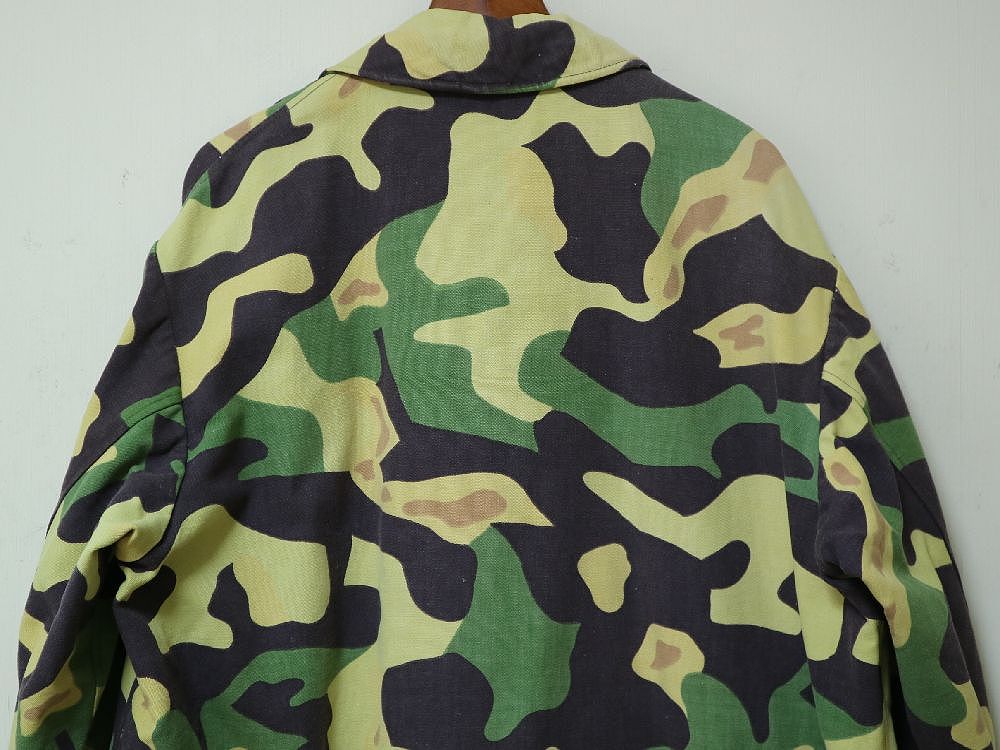 60S チェコスロバキア軍 サラマンダーカモ柄 コート ビンテージ