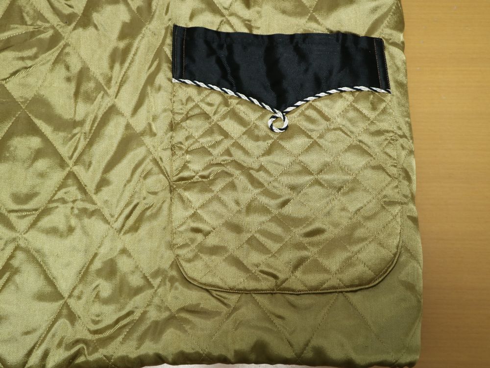 50s ビンテージ 中綿 キルティング スーベニア ガウン 昇り龍 龍