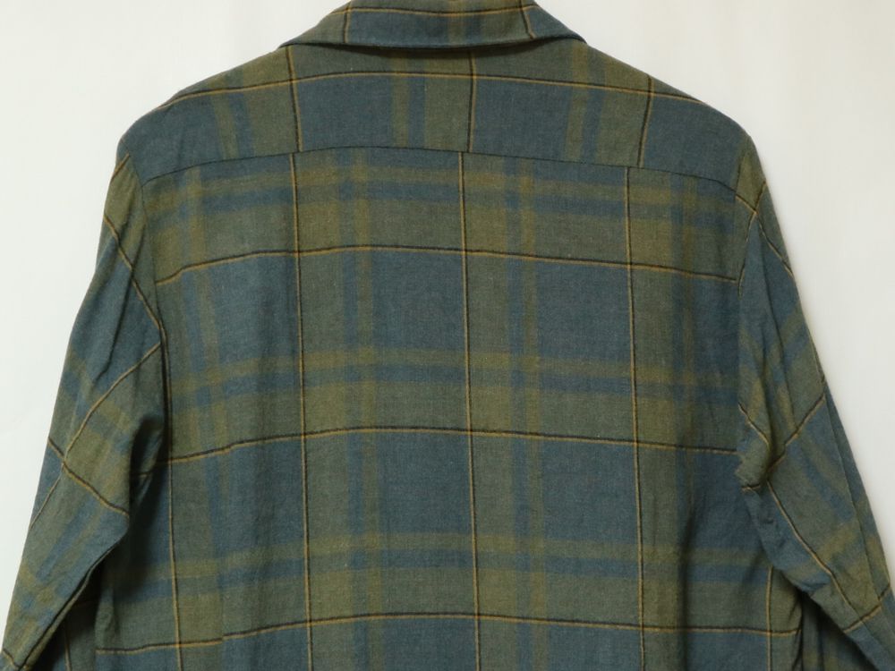 好配色! 60s 70s Cranbrook チェック柄 レーヨン usa製 ビンテージ