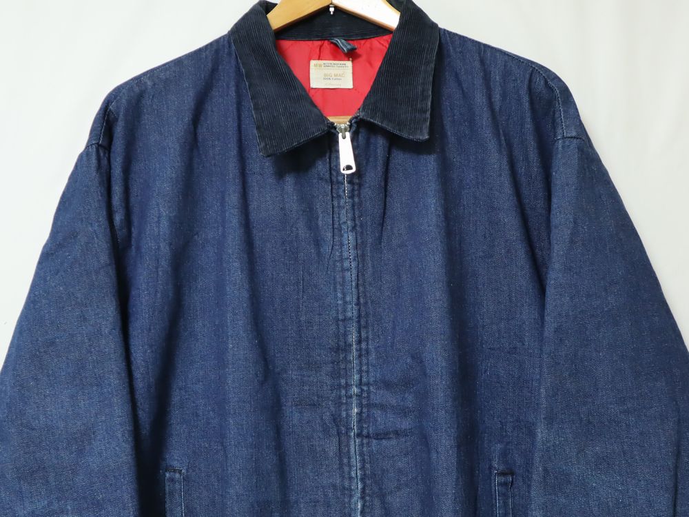 70s USA製 BIG MAC JC Penney ビンテージ デニム ワーク ジップ