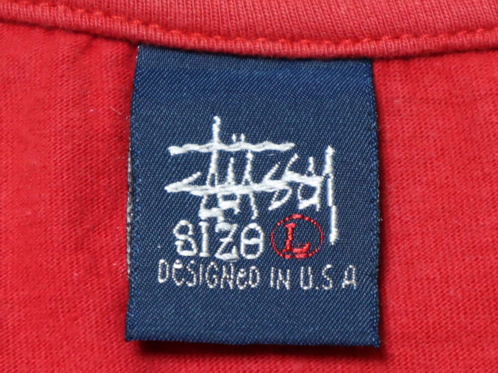 90s OLD STUSSY DESIGNED IN USA ビンテージ オールド ステューシー 紺