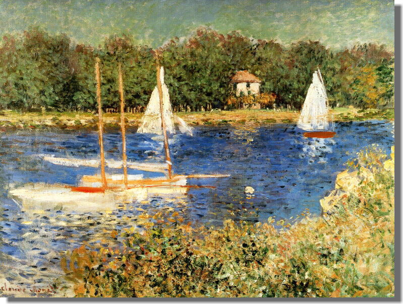 アルジャントゥイユの船溜まり モネ 絵画販売