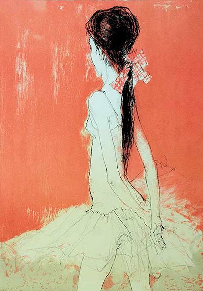 ジャンセン『後ろ向きのバレリーナ』｜絵画 販売 買取 - 東京