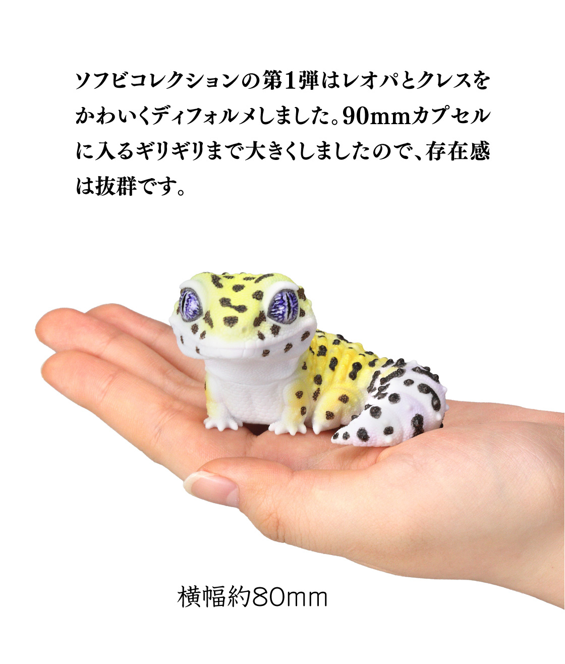 いきもの大図鑑ソフビコレクション レオパとクレス｜いきもの大図鑑