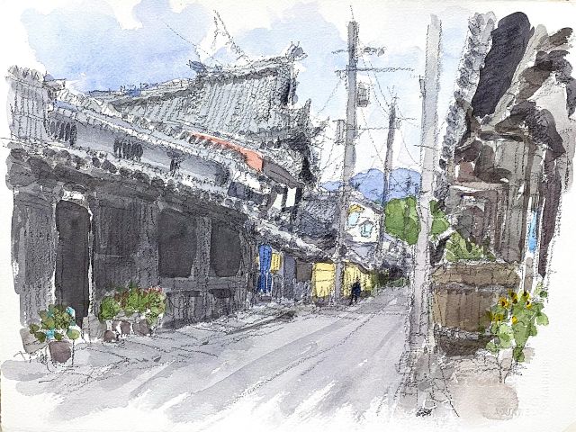 町並彩歩～伊藤 隆のスケッチ～ 近畿地方の風景（奈良）