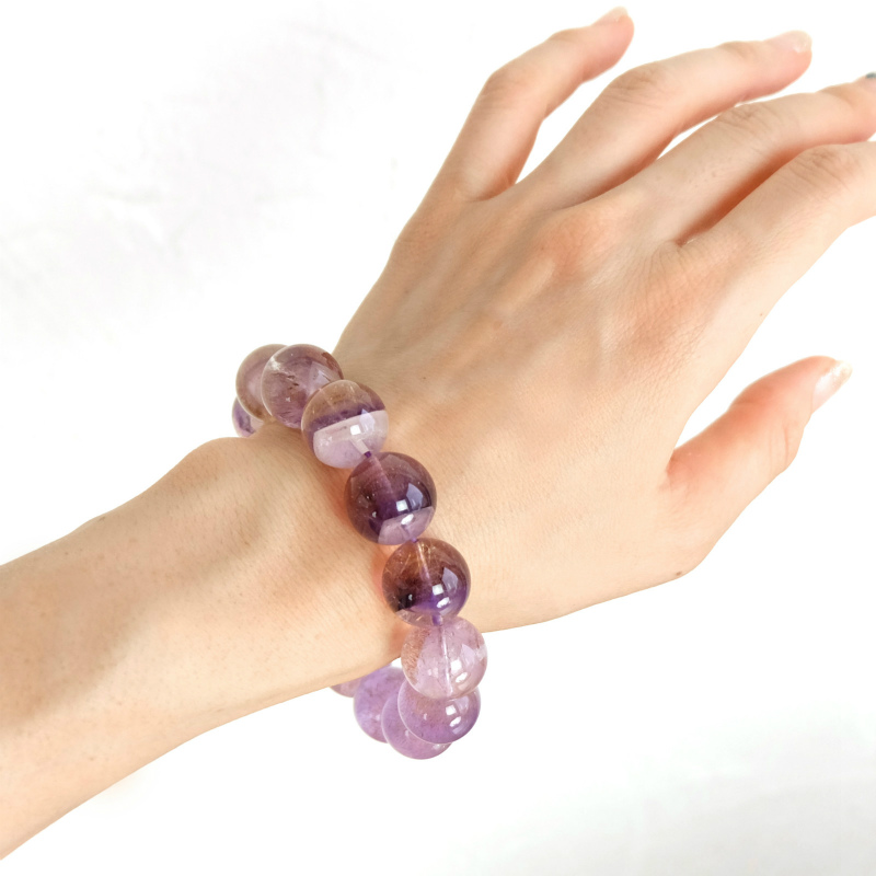 アメジストエレスチャルファントムブレスレット16mm｜マライカ公式通販